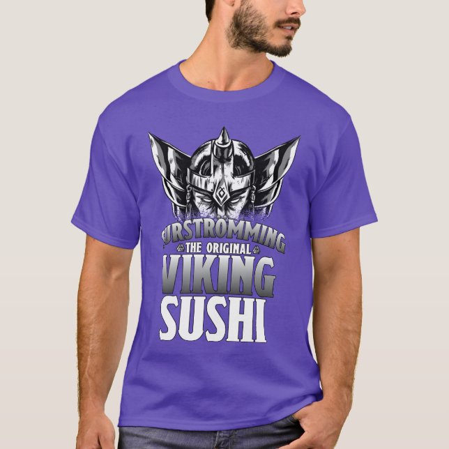 Surstromming Viking Sushi Swedish Food family T-Shirt (Front)