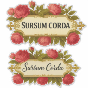 Sursum Corda Vintage Rose Catholic 