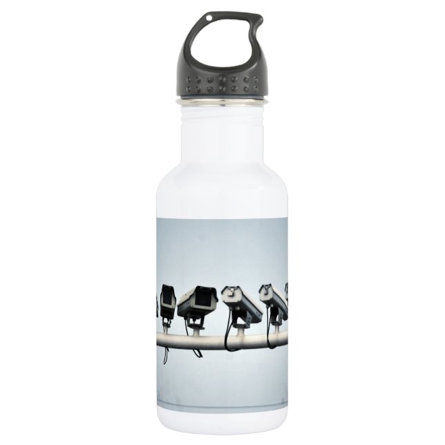 Surveillance Cameras 532 Ml Water Bottle (Front)