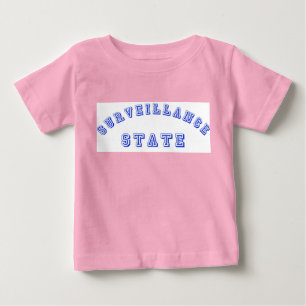 Surveillance State Baby Baseball Shirt