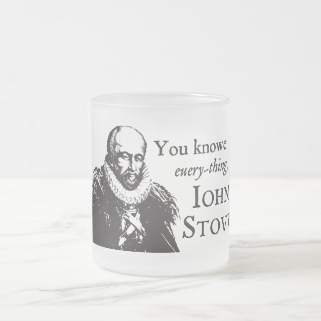 Survey Frosted Glass Coffee Mug (Center)