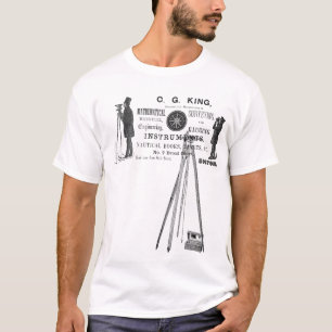 SURVEY LAND SURVEYOR 1856 Boston Ad T-Shirt