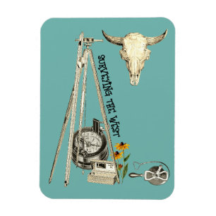 SURVEY WESTERN LAND SURVEYOR OLD WEST MAGNET