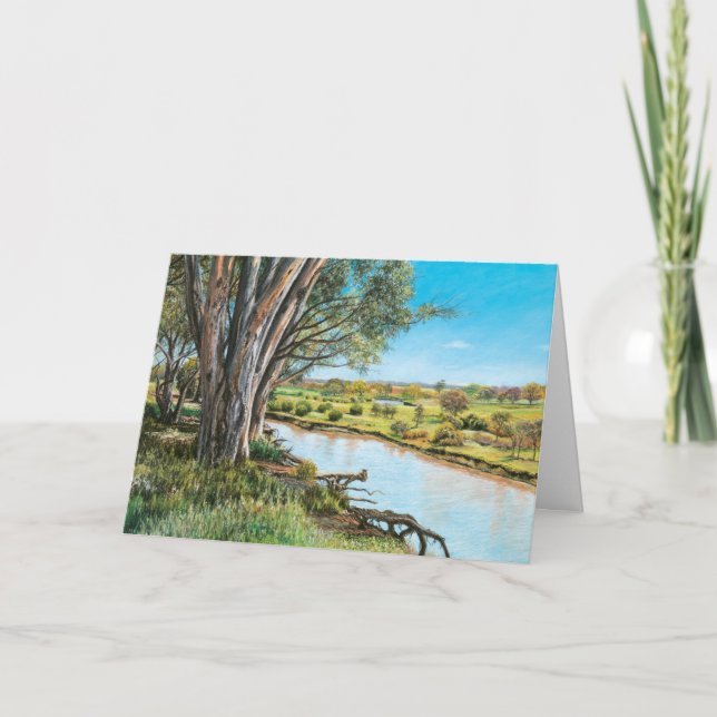 'Surveying a Sunlit Plain' - Thank You Card (Front)