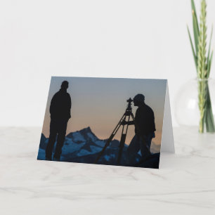 Surveying on the Juneau Icefield (Blank Inside) Card