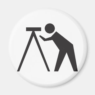 Surveyor at Work Magnet