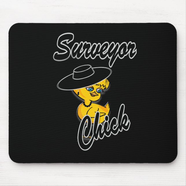 Surveyor Chick #4 Mouse Mat (Front)