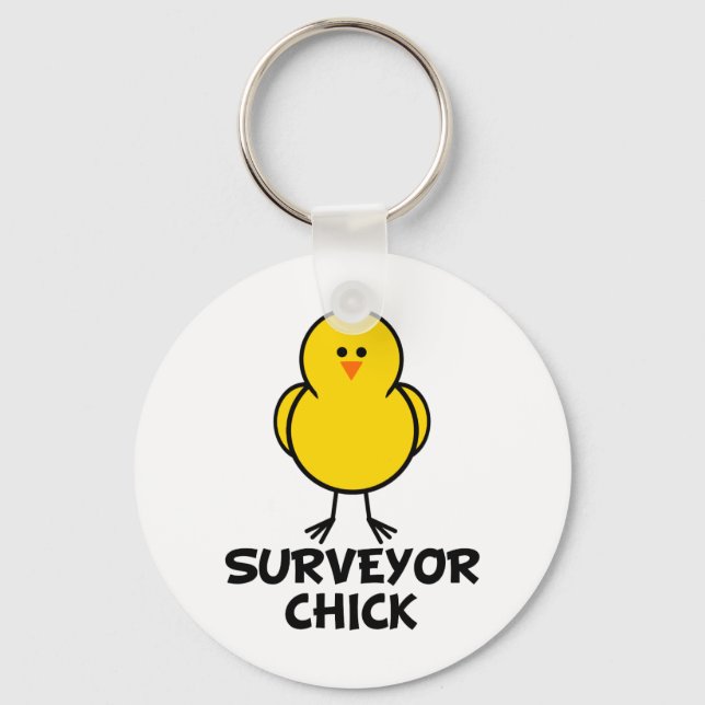 Surveyor Chick Key Ring (Front)