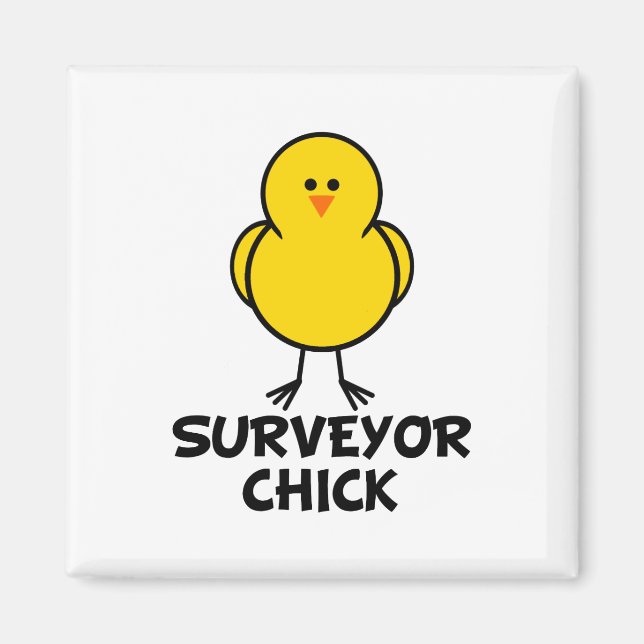 Surveyor Chick Magnet (Front)