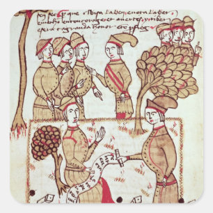 Surveyor with his Workers Square Sticker