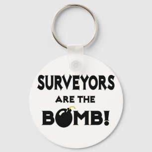 Surveyors Are The Bomb! Key Ring