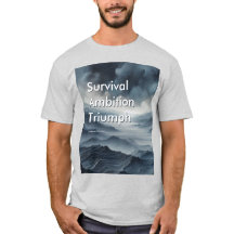 Survival Ambition Triumph Motivational ll Shirt