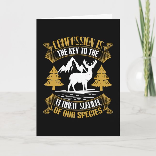 Survival - Compassion Is The Key Card (Front)