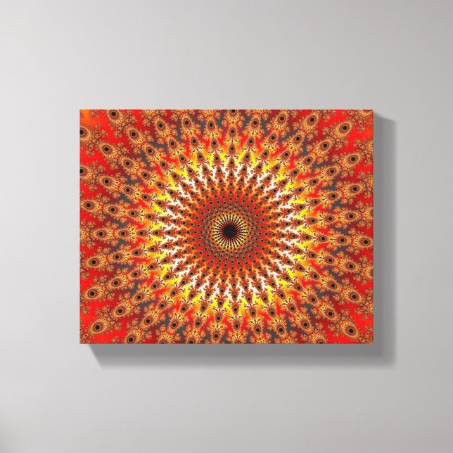 Survival - Fractal Canvas Print (Front)
