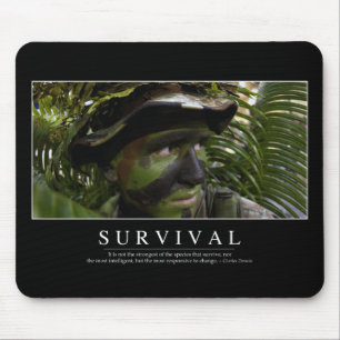 Survival: Inspirational Quote 2 Mouse Mat