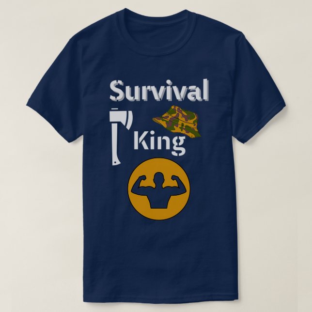 Survival King T-Shirt (Design Front)