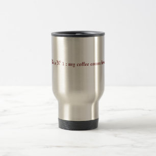 Survival rules (1) travel mug
