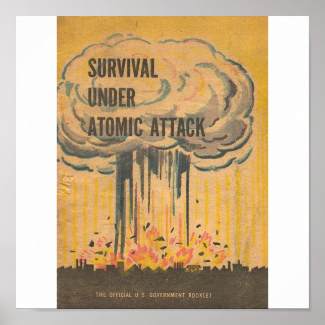 Survival Unde rAtomic Attack Poster (Front)