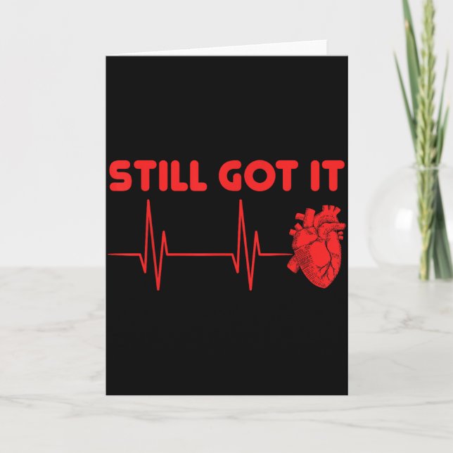 Survival Vascular Disease Open Heart Surgery For W Card (Front)