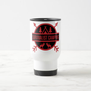 Survivalist Camping Bushcraft Travel Mug