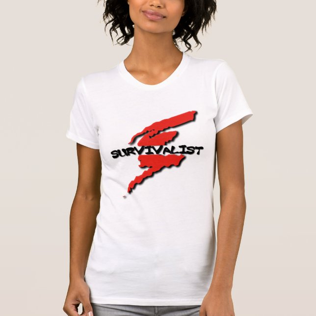 Survivalist Prepper T-Shirt (Front)