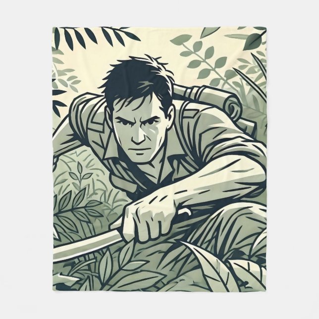 Survivalist Spirit Fleece Blanket (Front)