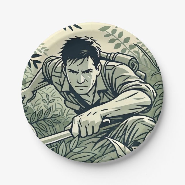 Survivalist Spirit Paper Plate (Front)