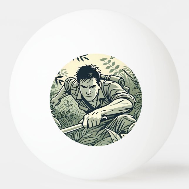 Survivalist Spirit Ping Pong Ball (Front)