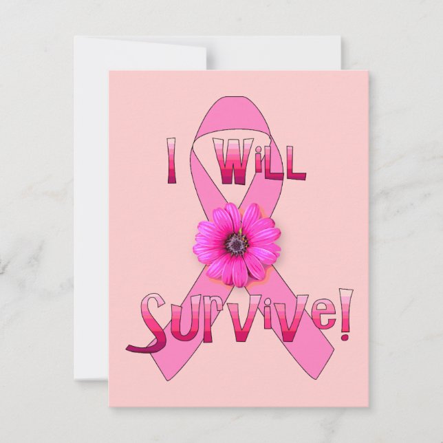 Survive Breast Cancer Invitation (Front)