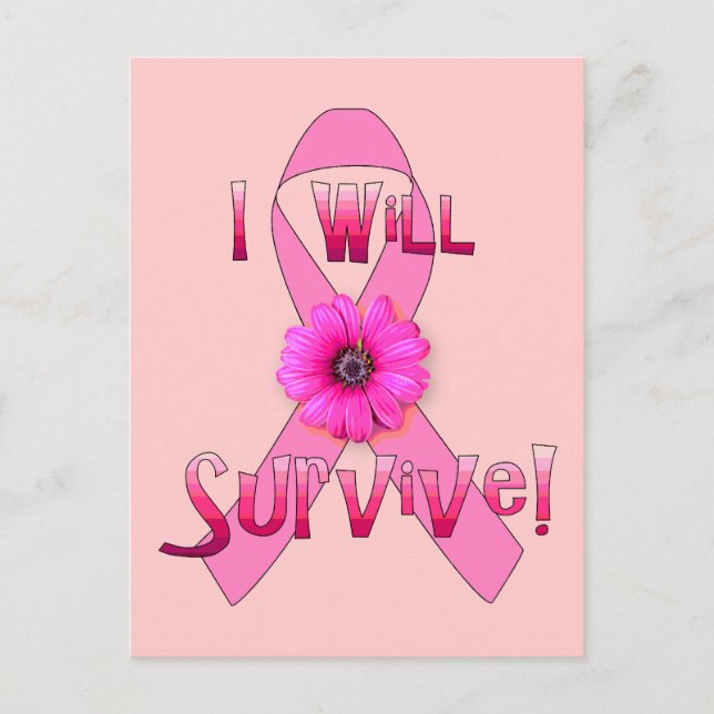 Survive Breast Cancer Postcard (Front)