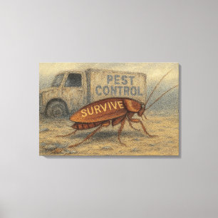 SURVIVE - The Resilience of the Underdog Canvas Print