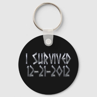 Survived 2012 key ring
