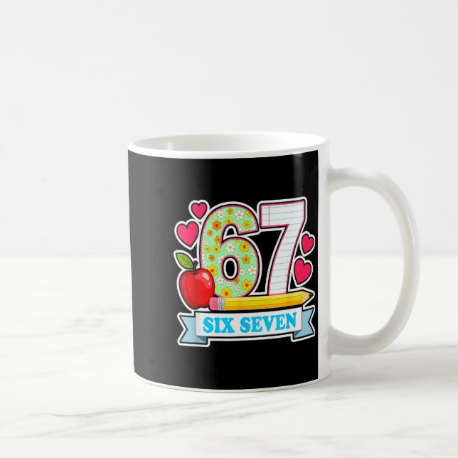 Survived 67 Days Of School Shirt Teachers Student  Coffee Mug (Right)