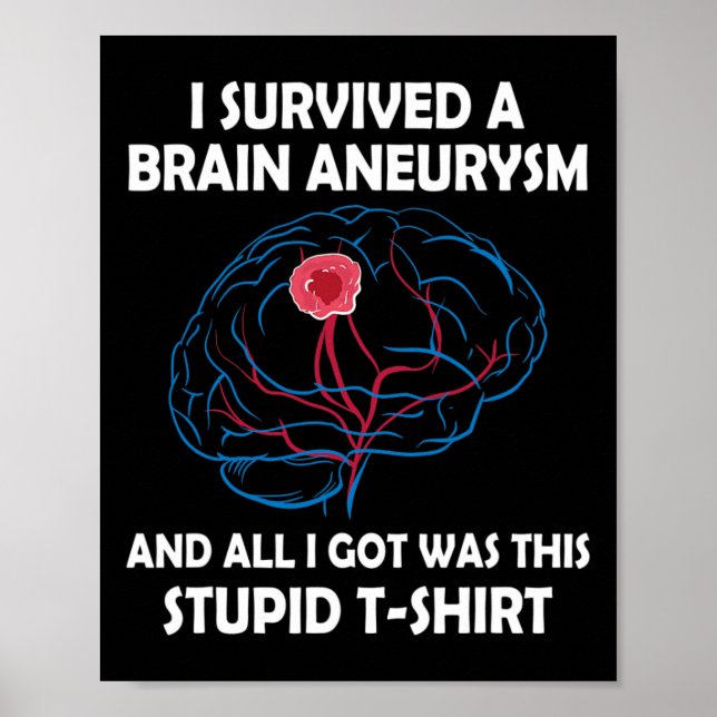 Survived A Brain Aneurysm And All I Got Was This S Poster (Front)