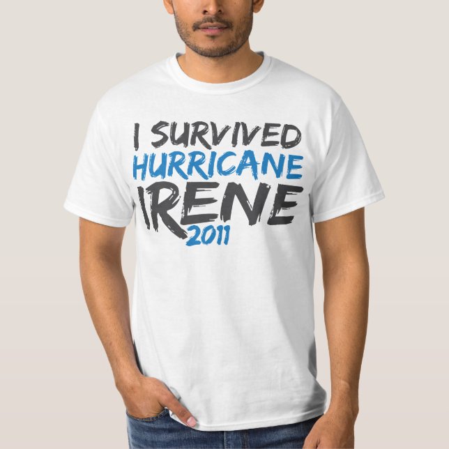 Survived Hurricane Irene T-Shirt (Front)
