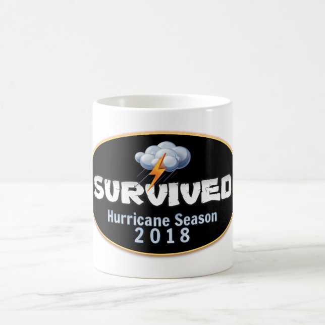 Survived hurricane season 2018 coffee mug (Center)