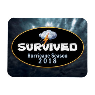 Survived hurricane season 2018 magnet