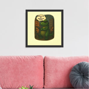 Surviving 2025: Dino Style Canvas Print