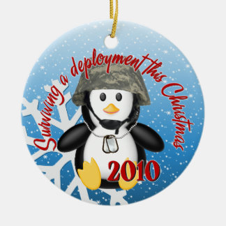 Surviving Deployment 2010 Penguin Ornament