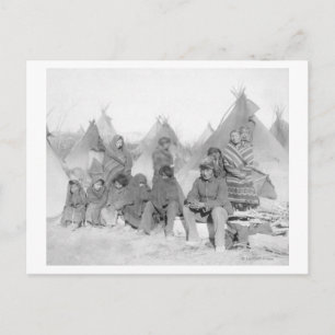 Surviving Members of Big Foot's Band Postcard