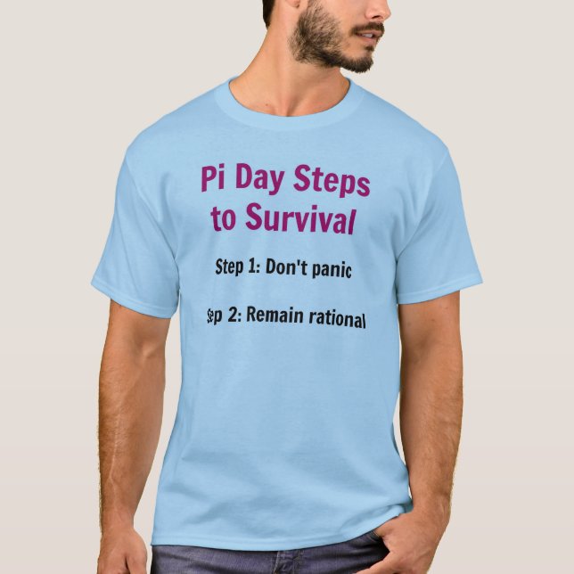 Surviving Pi Day T-Shirt (Front)