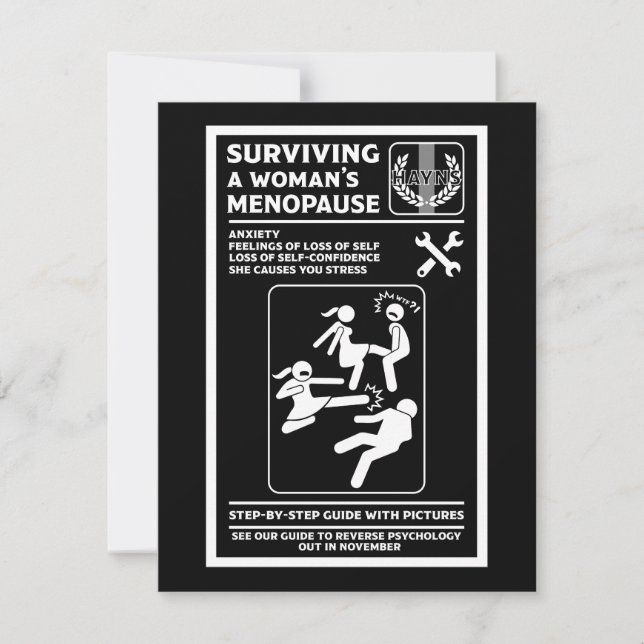 Surviving The Menopause (Front)