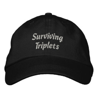 Surviving Triplets Embroidered Hat
