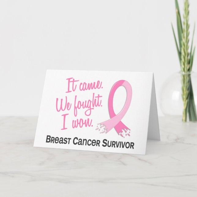 Survivor 11 Breast Cancer Card (Front)
