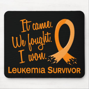 Survivor 11 Leukaemia Mouse Mat