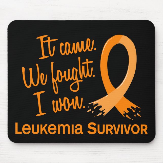 Survivor 11 Leukaemia Mouse Mat (Front)