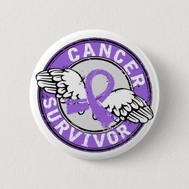 Survivor 14 Hodgkin's Lymphoma 6 Cm Round Badge (Front)