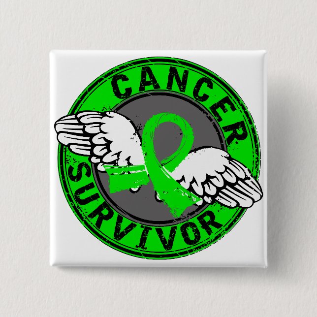 Survivor 14 Non-Hodgkin's Lymphoma 15 Cm Square Badge (Front)