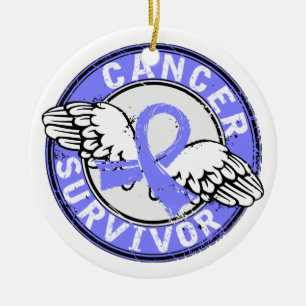 Survivor 14 Prostate Cancer Ceramic Tree Decoration