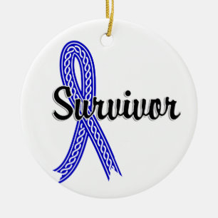 Survivor 17 Rectal Cancer Ceramic Tree Decoration